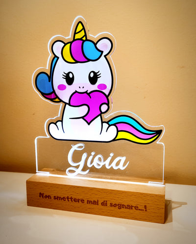 Lampada  Personalizzata Unicorno